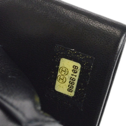 Chanel 2003-2004 Long Wallet Black Caviar