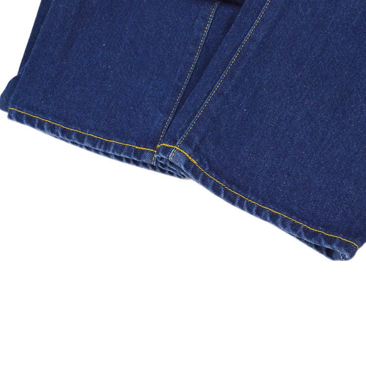 Yves Saint Laurent Logo Embroider的直腿牛仔裤＃38