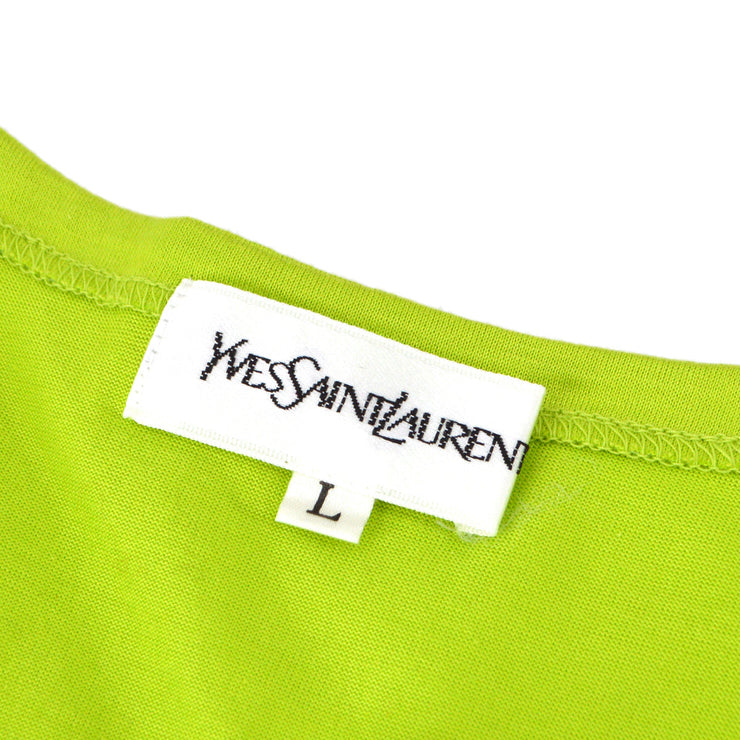 Yves Saint Laurent Tシャツライトグリーン#L