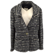 Chanel Fall 1994 boucle single-breasted jacket #42