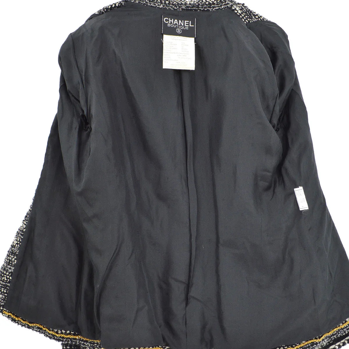 Chanel Fall 1994 boucle single-breasted jacket #42