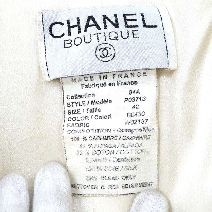 Chanel Fall 1994 alpaca-blend jacket #42