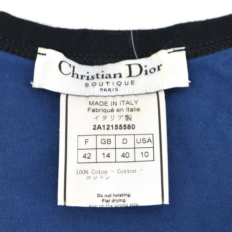Christian Dior 2002徽标印刷背心＃42