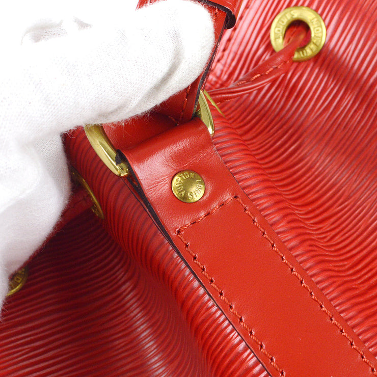 Louis Vuitton, Bags, Louis Vuitton Epi Noe Red Bag