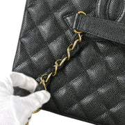 香奈儿（Chanel）2003-2004娇小购物手提袋黑色鱼子酱