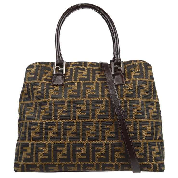 Fendi Zucca 2 Way Shoulder Bag