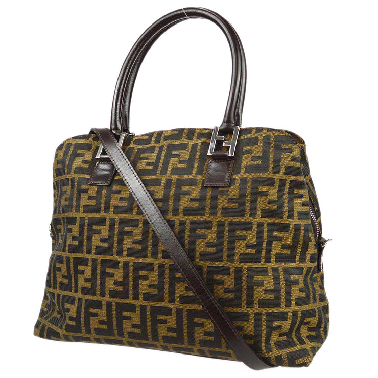 Fendi Zucca 2 Way Shoulder Bag