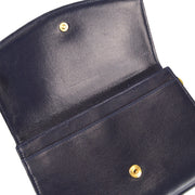 Chanel 1994-1996 Timeless Coin Case Lambskin Navy