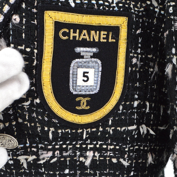 Chanel 2005 Cruise coat of arms double-breasted tweed coat #38