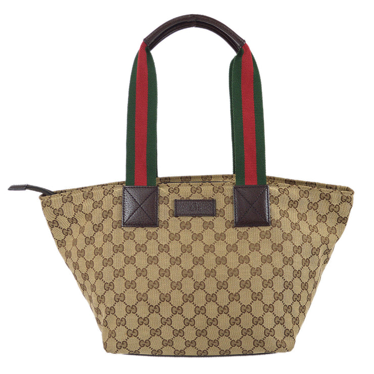 Mini Pink Gucci Sherry Line Tote Shoulder Bag