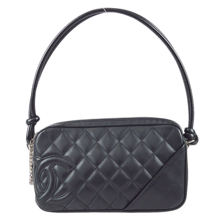 Chanel 2004-2005 Black Calfskin Cambon Ligne Handbag – AMORE Vintage Tokyo