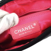 Chanel 2004-2005 Black Calfskin Cambon Ligne Handbag