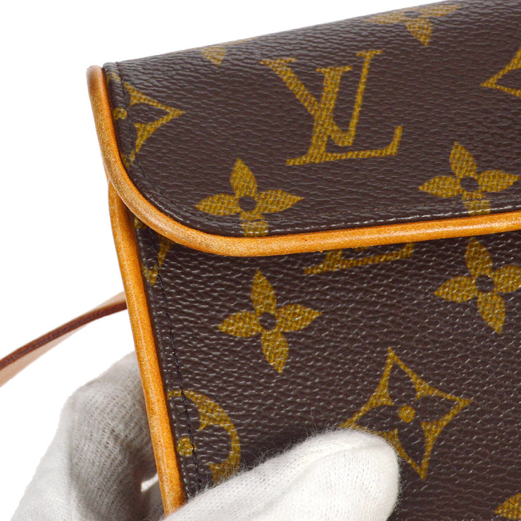 Louis Vuitton 2003 Pochette Florentine Bum Bag #XS Monogram M51855