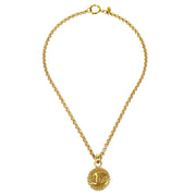 Chanel Medallion Gold Chain Pendant Necklace 3065/29