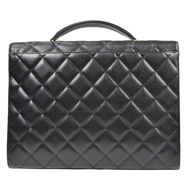 Chanel 1991-1994 Briefcase Black Caviar – AMORE Vintage Tokyo