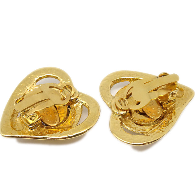 Chanel Button Earrings Clip-On Gold 93A – AMORE Vintage Tokyo