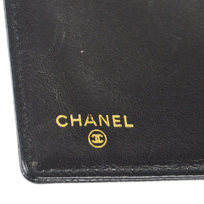 Chanel 2001-2003 Timeless Long Wallet Black Caviar