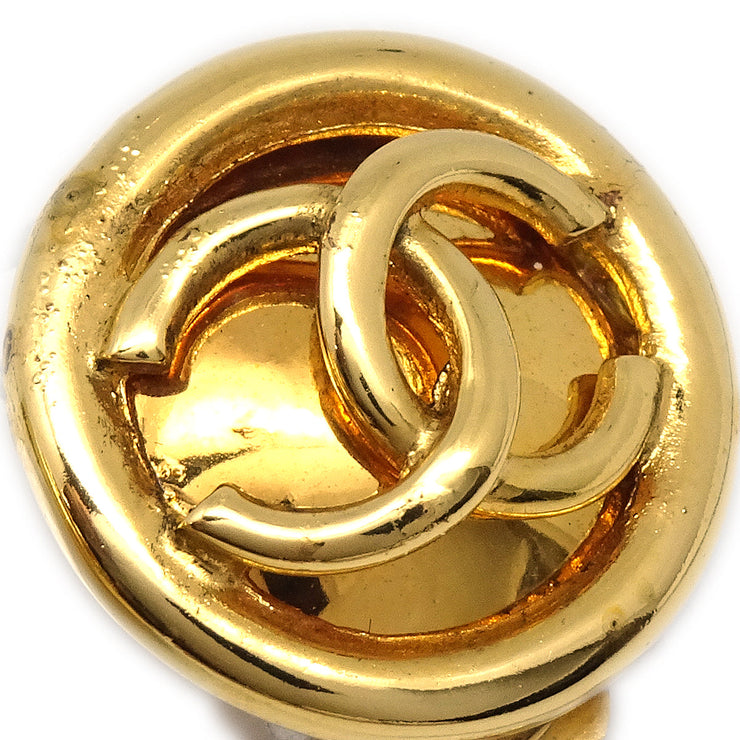 Chanel 1993 Button Earrings Gold Clip-On – AMORE Vintage Tokyo
