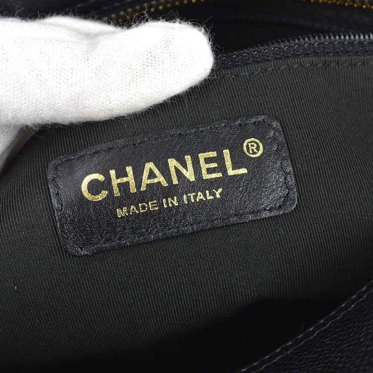 Chanel 2005-2006 Bowling Bag 37 Black Caviar