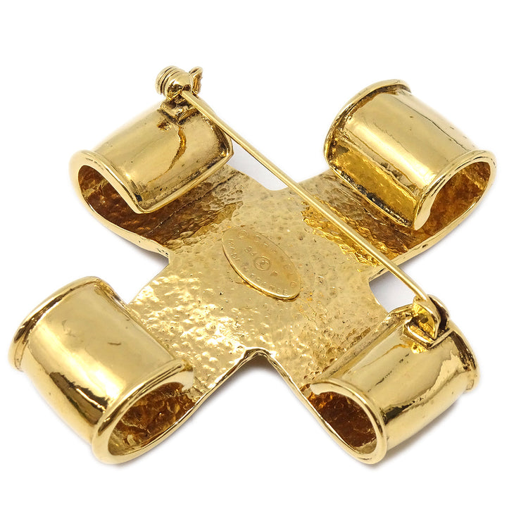 Chanel Cross Brooch Pin Corsage Gold 94P – AMORE Vintage Tokyo