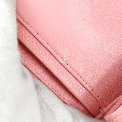 Chanel 2003-2004 Classic Double Flap Medium Pink Caviar