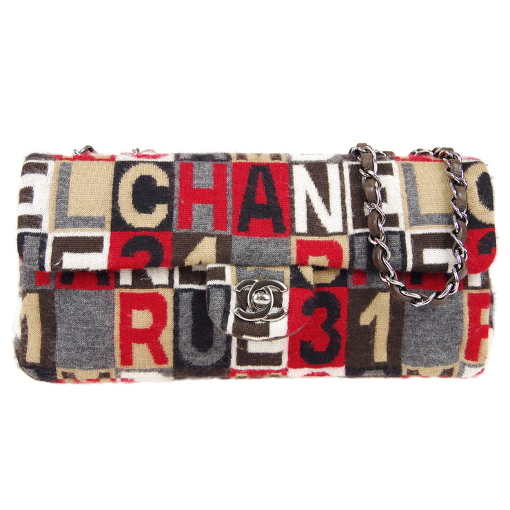Chanel * 2006-2008 East West Chain Shoulder Bag Multicolor – AMORE