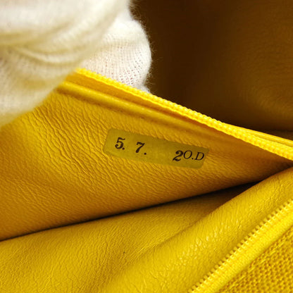 Chanel * 1991-1994 Diana Small Yellow Linen