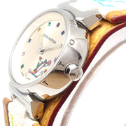 Louis Vuitton 2012 x Takashi Murakami Monogram Multicolor Tambour Watch Q12130