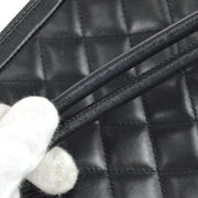 Chanel 2003-2004 Black Calfskin Cambon Ligne Handbag