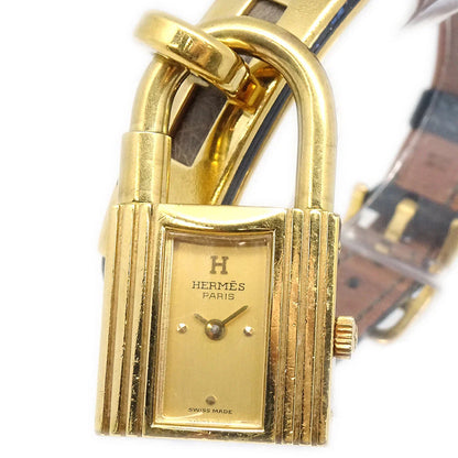 爱马仕·凯利（Hermes Kelly）观看Etoupe Gray Ostrich