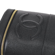 Chanel 2001-2003 Vanity Handbag Black Caviar