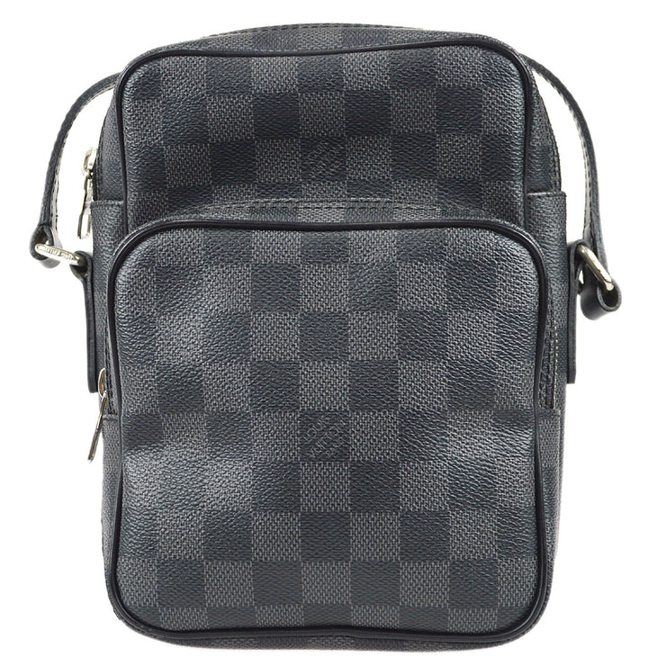 LOUIS VUITTON Damier Graphite Rem N41446 Shoulder Bag from Japan