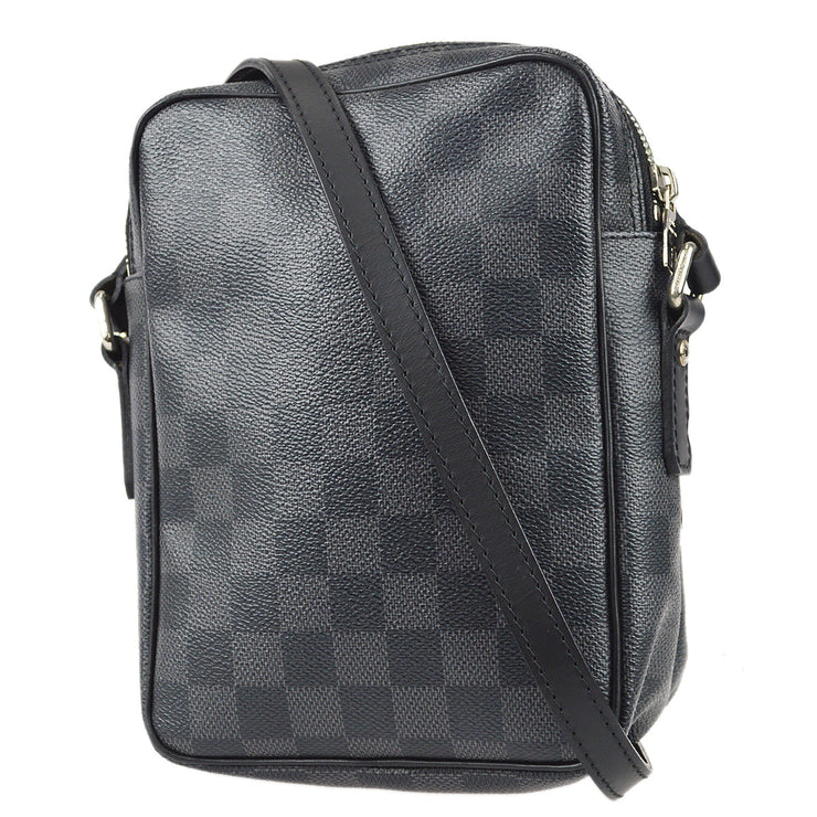 LOUIS VUITTON Damier Graphite Rem N41446 Shoulder Bag from Japan