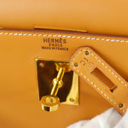 Hermes 1994 Kelly 32 Sellier Natural Chamonix