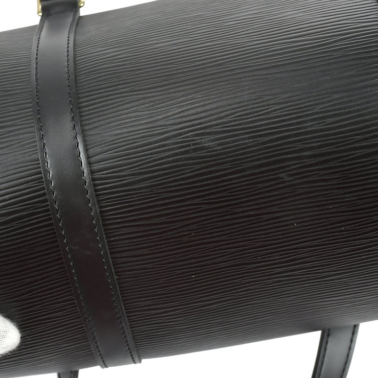 Louis Vuitton 1998 Soufflot Handbag Epi Black M52862 – AMORE Vintage Tokyo