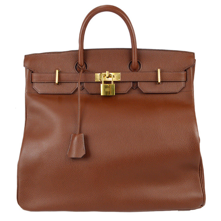 HERMES HERMES Haut a courroies 45 Hand tote bag Ardennes leather