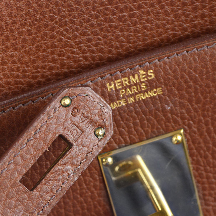HERMES HERMES Haut a courroies 45 Hand tote bag Ardennes leather