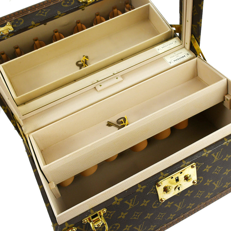 Louis Vuitton Boite Bouteilles Trunk Vanity Box Monogram M21822 – AMORE  Vintage Tokyo
