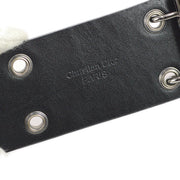 Christian Dior 2002 Twin Pochette Belt Bum Bag Black #85