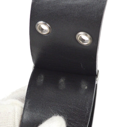 Christian Dior 2002 Twin Pochette Belt Bum Bag Black Black＃85