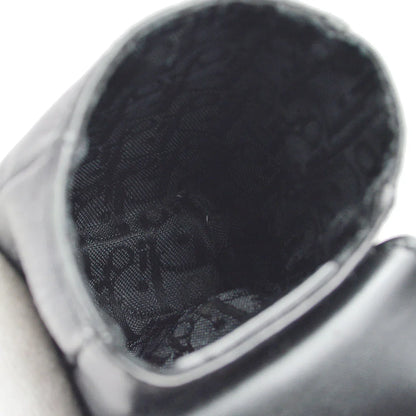 Christian Dior 2002 Twin Pochette Belt Bum Bag Black Black＃85
