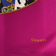 Chanel Scarf Purple Small Good