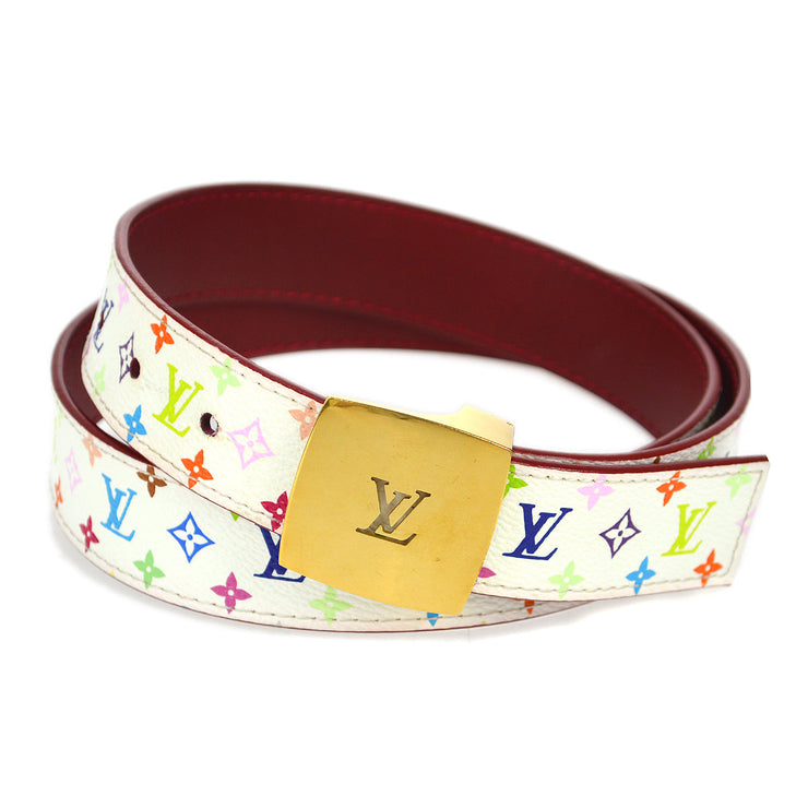 Louis Vuitton Louis Vuitton Multicolor Leather Belt Multicolor