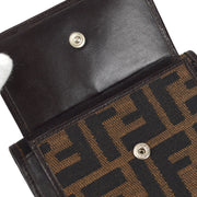 Fendi南瓜Shouder Bag钱包钱包pochette brown