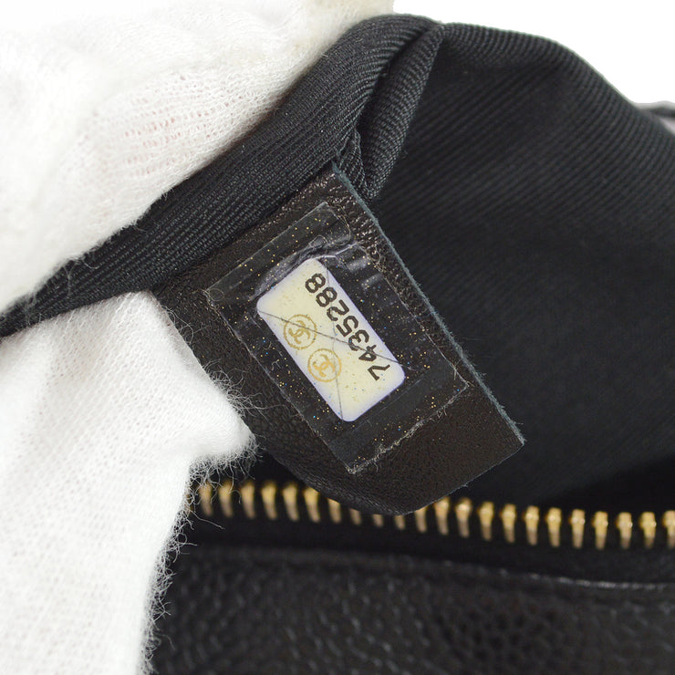 Chanel Single Chain Shoulder Bag Black Caviar – AMORE Vintage Tokyo