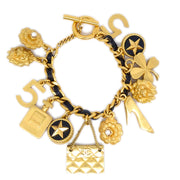 Chanel 1995 Icon Charm Chain Bracelet
