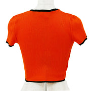 Chanel 1995 Spring short-sleeved cropped top #38
