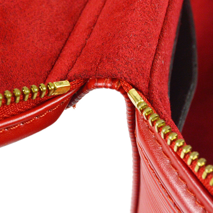 Louis Vuitton Cannes Vanity Handbag Red Epi M48037
