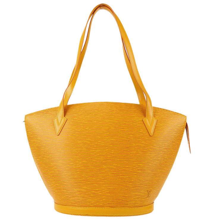 Louis Vuitton LOUIS VUITTON Handbag Epi Saint-Jacques Leather Yellow  Women's M52279