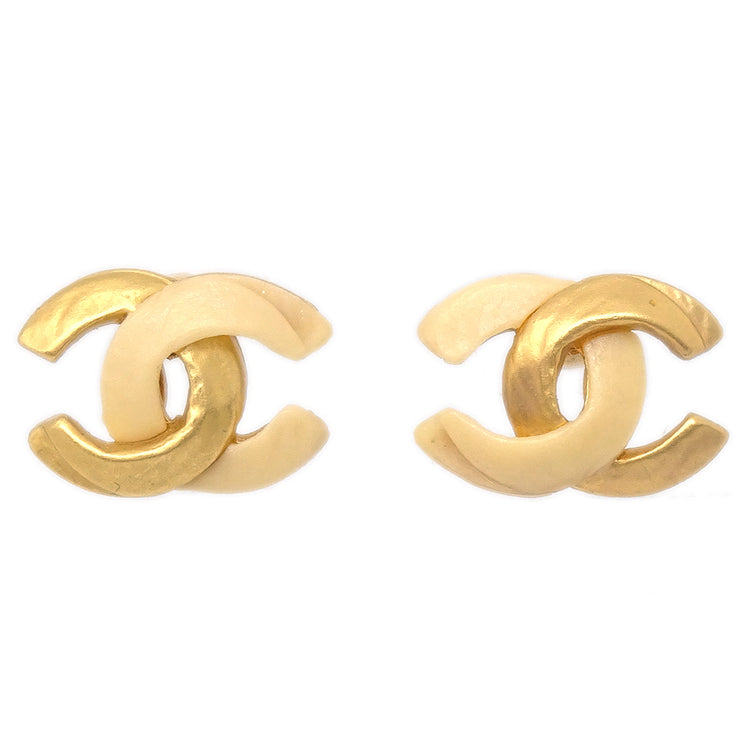 Chanel Pierced Earrings Gold 00T – AMORE Vintage Tokyo